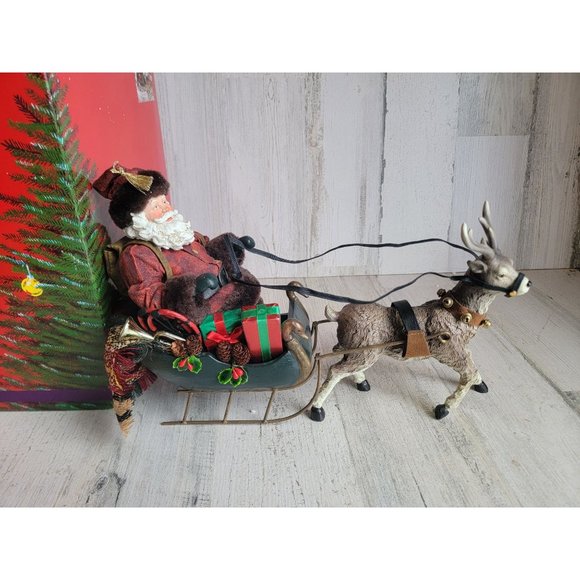 Clothtique 2003 Dashing Through The Snow possible dreams santa - Picture 1 of 10